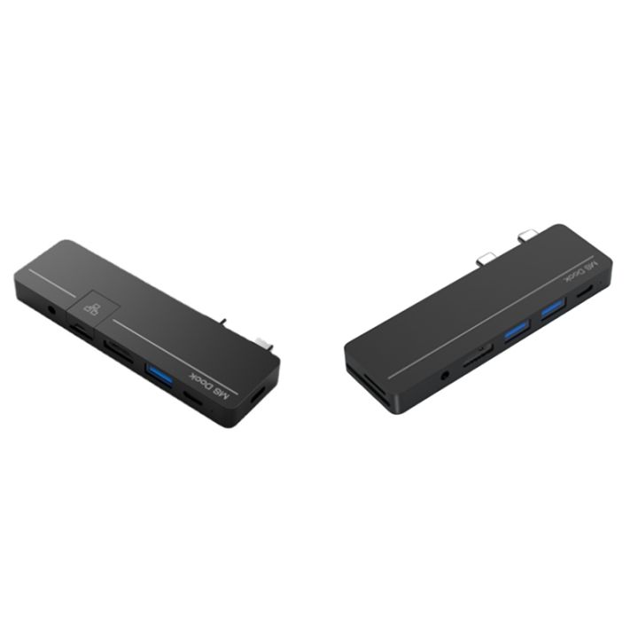 type-c-adapter-hub-dock-for-surface-pro-x-pro8-usb-docking-station-compatible-data-transmission-pd-fast