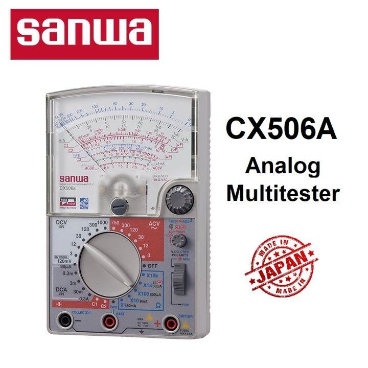 【COD】 Sanwa CX506A Analog MultiTester MultiMeter Made in JAPAN Analogue Multitester Multimeter