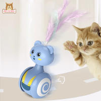 BP【Fast Delivery】Automatic Cat Toys Interactive Funny Tumbler Design Scratch-Resistance Bite-Resistant Catching Ball Funny Cat Stick Pets SuppliesCOD【cod】