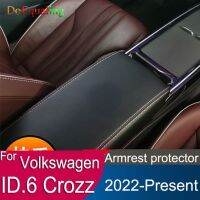 กล่องเบาะรองที่ครอบคอนโซลสำหรับ Volkswagen Vw Id6crozz Id.6 Crozz 2023ที่เท้าแขนในรถ2022สไตล์รถ