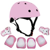 7pcs/set Cycling Roller Skating Protective Gear Pads Helmet Knee Elbow Wrist Guards Outdoor Sport Safety Protector for Kids