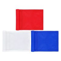 3Pcs Golf Flag Golf Target Flag Solid Golf Flags with Tube Inserted Waterproof Putting Golf Flags 8 x 6 Inch