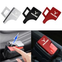 【CW】 Car Clip Plug Safety Lock Buckle for Tesla model Y style Roadster Accessories