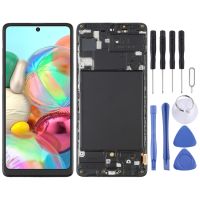 【Ready to ship】Replacement Founder OLED LCD Screen for Samsung Galaxy A71 SM-A715(6.39 inch) Digitizer Full Assembly with Frame (Black) good quality