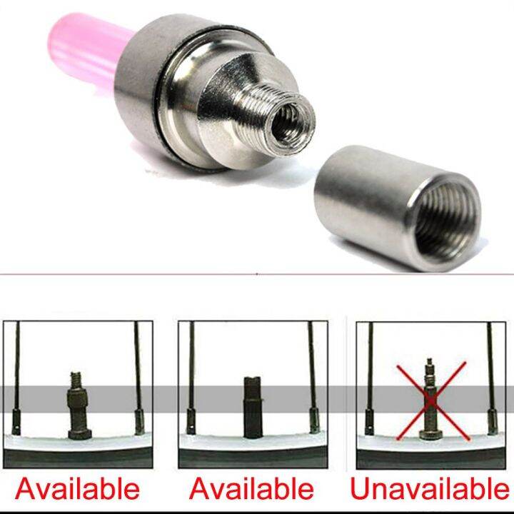 ไฟนีออนสำหรับจักรยานเซ็นเซอร์ตรวจจับการเคลื่อนไหวไฟ-led-วาล์วไฟพร้อมแบตเตอรี่สายใช้ในจักรยาน-mtb-วาล์วยางลมไฟไฟท้ายรถบรรทุกอุปกรณ์เสริมสำหรับจักรยาน