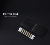 ✨ขายดี✨สำลีก้านโรงแรม คอตตอนบัดโรงแรม รุ่น Black Non Woven Cotton bud[แพ็คชนิดละ100ชิ้น]ของใช้ในโรงแรม Hotel Amenities