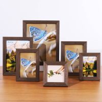 ✟ Wooden Photo Frame Home Decor Vintage Solid Wood Photo Frame