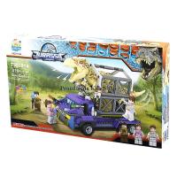 ProudNada Toys ของเล่นเด็กชุดตัวต่อเลโก้ไดโนเสาร์(กล่องใหญ่สุดคุ้ม) QIAOLETONG JURASSIC LEGEND 410 PCS TS8001A