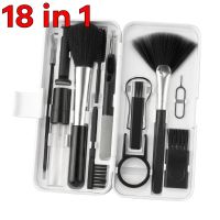 18-in-1 Cleaner kit Computer Keyboard Brush Screen cleaning Spray Bottle Set Earphones Cleaning Pen Cleaning Tools Keycap Puller Lens Cleaners