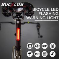 ✼ BUCKLOS Bicycle Lighting Cycling Bike Rear Light Led USB Bicycle Light Led Bike Lamp Rechargeable Flashlight for Bicycle Lantern