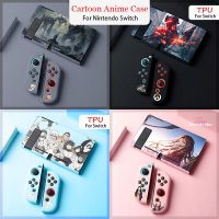 Kawaii Soft TPU Case For Nintendo Switch Game Console NS Joycon Controller Shell Cute Cartoon Anime Protective Cover Accessories