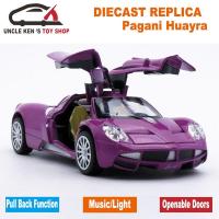 【Hot-Selling】 MBJ Amll Diecast Pagani Huayra Scale รุ่น As ชาย/เด็กโลหะของเล่นของขวัญเปิดประตูและดึงกลับฟังก์ชั่น