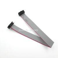 5PCS/LOT FC-10P 10 Pins 2.54mm Pitch 20cm JTAG AVR Download Cable Wire Connector Gray Flat Ribbon Data Cable