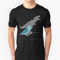 T-Rex Blue Parrotlet T Shirt Cotton 6Xl Tyrannosaurus Rex T Rex Dinosaurus Velociraptor Doodle Cute Bird Lover Parrot Owner