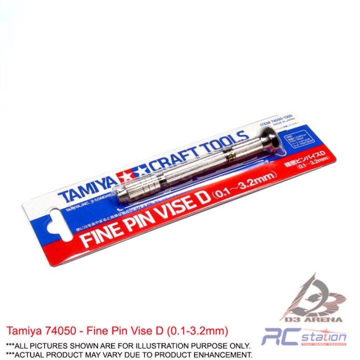 Tamiya 74050 Fine Pin Vise D (0.13.2mm) Craft Tool Series Lazada