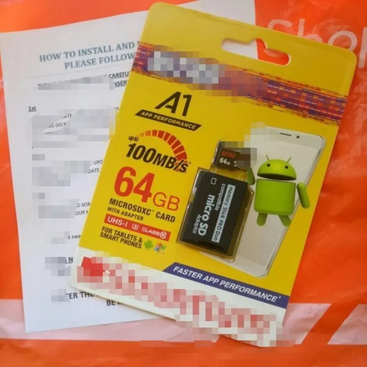 Ready Stock】 MEMORY STICK ADAPTOR WITH MICRO SD CARD (PSP MEMORY WITH