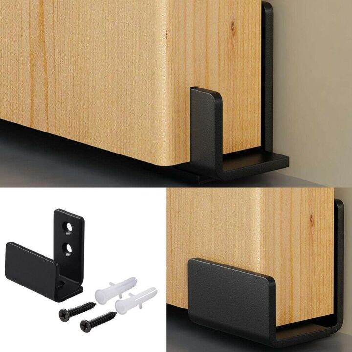 YUHENNY Adjustable Steel Swing Stop Wall Mounted Barn Guide Mechanism