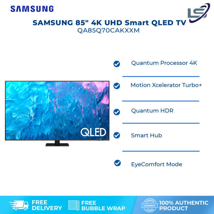 SAMSUNG 85" 4K UHD Smart QLED TV QA85Q70CAKXXM Tizen™ Smart TV 