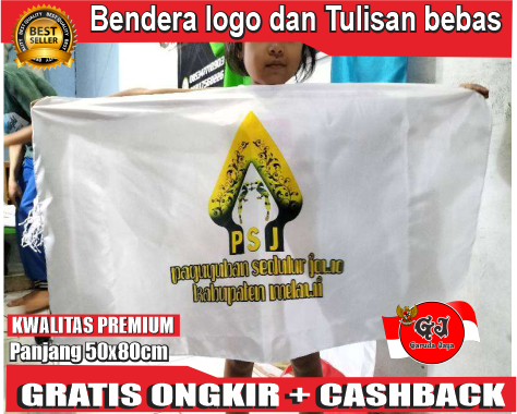 Bendera Custom Logo Dan Nama | Lazada Indonesia