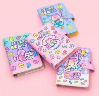 Cute Cartoon Bear A6 loose leaf Notebook Paper Journal Diary Nootbook For School Supplies Stationery Girls Gift