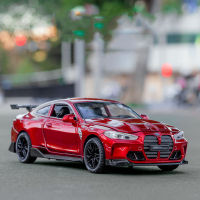 NEW 132 M4 Super Car Alloy Diecast Car Model Simulation Toy Pull Back With Light Sound Metal Vehicles Gifts For Children Toys