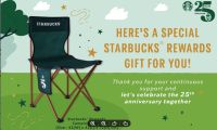เก้าอี้ Starbucks Reward  Camping Chair 2022