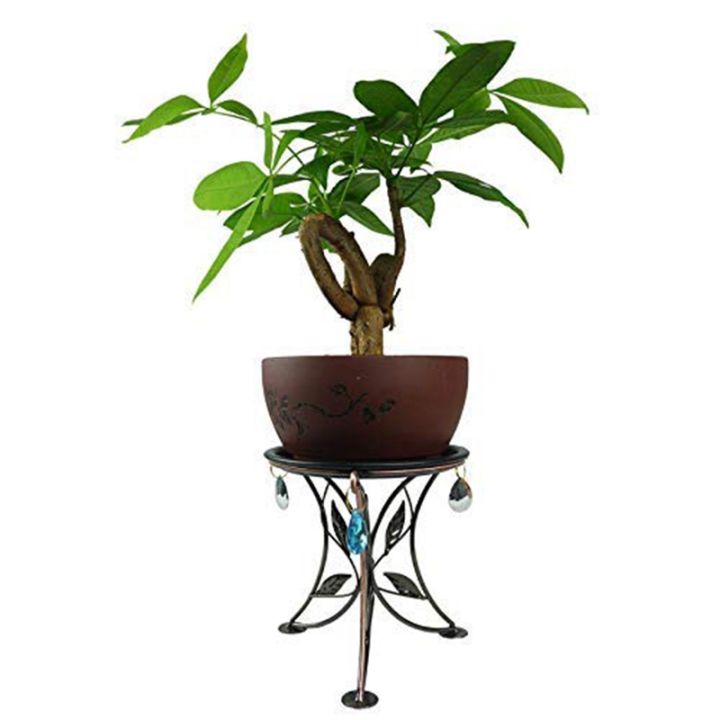 2x-mini-countertop-plant-stand-metal-potted-plant-decorative-flower-pot-rack-indoor-outdoor-bracket