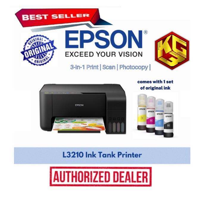 【COD】 EPSON L3210 / :L3216 3in1 PRINTER Print Xerox Scan with Original ...