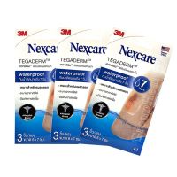 3M Nexcare Tegaderm A1 แผ่นเทปใสปิดแผลกันน้ำ 6 ซม.x7 ซม.3 ชิ้น/ซอง