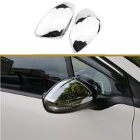 2Pcsset Exterior Car Chrome Rearview Mirror Protection Cover Trim Fit For Peugeot 208 2008 GTI 2014 - 2018 Accessories