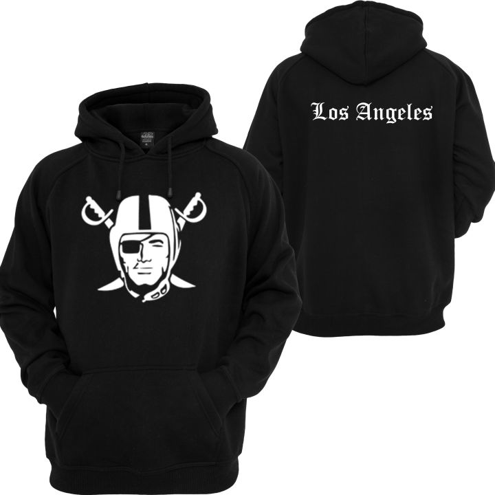 JDAN NFL Los Angeles Raiders Head Hoodie-Jacket Unisex Jacket for