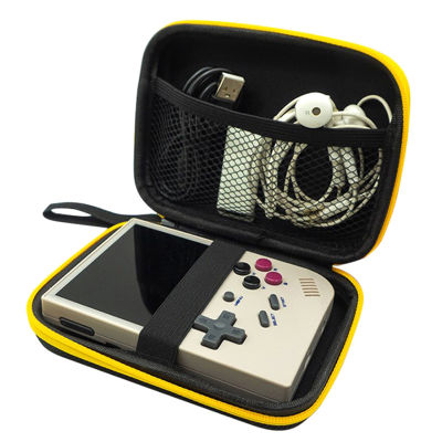 [CHE] กระเป๋าดำ RG35XX สำหรับ RG353V ย้อนยุคเครื่องเล่นเกมมือถือกรอบสีดำของกระเป๋าขนาดเล็กแบบพกพาของเครื่องเล่นวิดีโอเกม