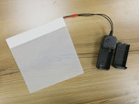 Sunice 15x15cm6"x6" Small Smart PDLC Film Sample White to Opaque Switchable Electrochromic Smart Tint Pravicy Vinyl