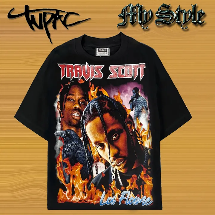 vintage bulls rap tee travis scott 2pac-