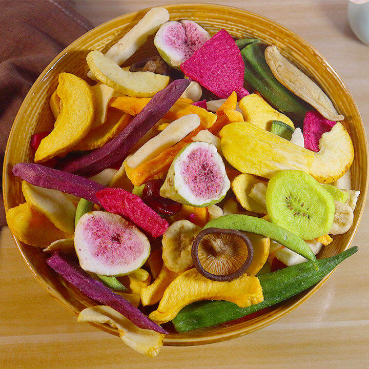 Fruit and vegetable crisp comprehensive dried fruit and vegetable big