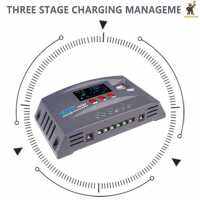 12โวลต์24โวลต์ควบคุมพลังงานแสงอาทิตย์ไฟหลังจอ LCD แสดงแผงเซลล์แสงอาทิตย์ไฟฟ้ารุ่น Regulator แผงเซลล์แสงอาทิตย์ชาร์จ PV Regulator