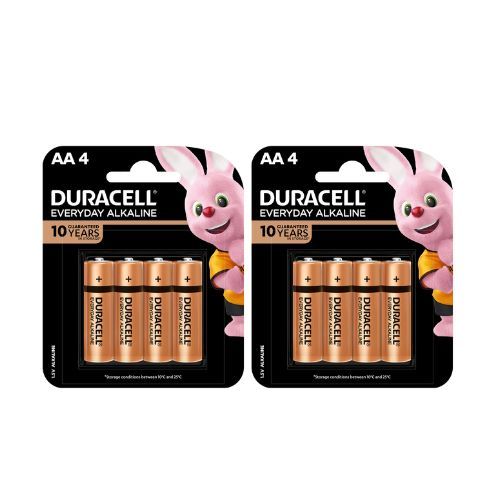 Duracell Everyday Alkaline AA4 Battery - Pack of 2 | Lazada PH