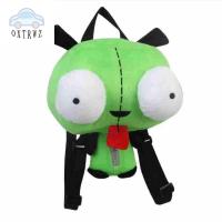 OXTRWZตุ๊กตานุ่มนิ่ม ตุ๊กตา ของเล่นเด็กผญ ของเล่นฮิตใน tiktok Alien Invader Zim Zill ของเล่นยัดไส้สำหรับสุนัขยัดไส้ตา3d คนต่างด้าวผู้รุกราน Zim Plush กระเป๋าเป้สะพายหลังน่ารักการ์ตูนของขวัญคริสต์มาส