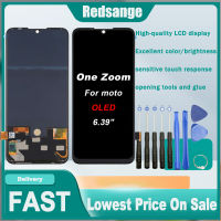 Redsange OLED 6.39 "สำหรับ Moto One ซูม XT2010 Xt12010-1หน้าจอ Lcd จอแสดงผลประกอบแก้วดิจิตัลสัมผัสสำหรับ Moto One Pro LCD