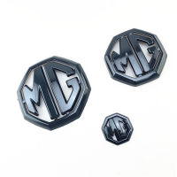 3PcsSet High-Grade Decals Exterior Decoration For MG 6 MG ZS Car Rear Emblem Front Grille Sticker Steering Wheel Badge Styling