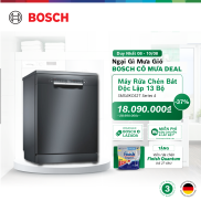 Sale 8-10.8+Voucher+Quà Finish Máy rửa chén bát độc lập Bosch 13 bộ