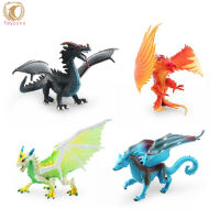Simulation Western Dragon Action Figure Science Fiction Animal Model Ornaments Toys For Kids Collection