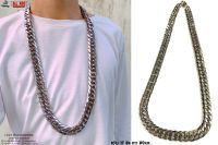 สร้อยคอเส้นใหญ่ 17มิล medium 80เซน necklace hiphop สแตนเลสแท้ Stainless แฟชั่นชาย แฟชั่นผู้หญิง 316l allacc