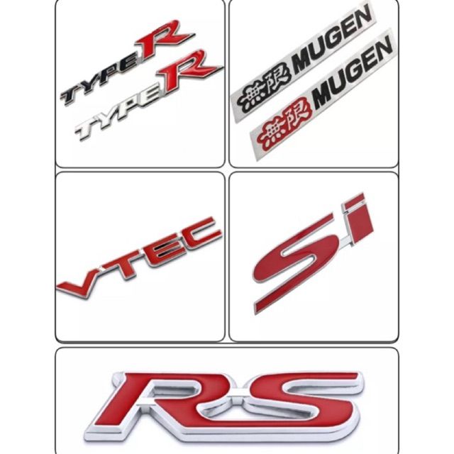 สุดคุ้ม-โปรโมชั่น-logo-plate-type-r-mugen-vtec-si-turbo-แบบตัวนูน-ติดหลังรถและหน้ารถ-งานโลหะoem-ราคาคุ้มค่า-กันชน-หน้า-กันชน-หลัง-กันชน-หน้า-ออฟ-โร-ด-กันชน-หลัง-วี-โก้