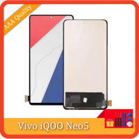 LCD TFT "6.62 IQOO Neo 5" สำหรับเปลี่ยนชิ้นส่วนจอสัมผัสแอลซีดีของเครื่องแปลงดิจิทัล V2055A Neo5 IQOO Vivo