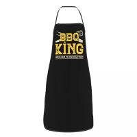 Custom Bib Perfection BBQ King Aprons Men Women Unisex Adult Chef Kitchen Cooking Funny Barbecue Tablier Cuisine Baking