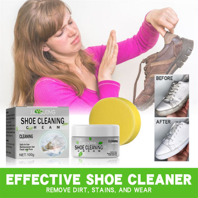 ACE ONE Jaysuing ที่ขัดรองเท้าในการทำความสะอาดรองเท้ารองเท้าสีขาวขนาดเล็กหนังนิ่มสีเหลืองและออกซิไดซ์คราบน้ำมัน