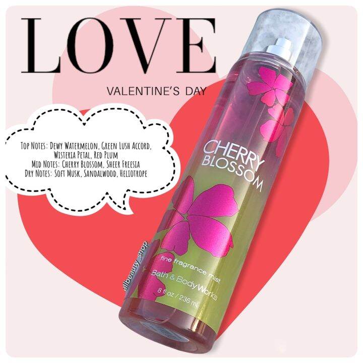 Bath & Body Works #Cherry Blossom Fine Fragrance Mist 236ml. น้ำหอม ...