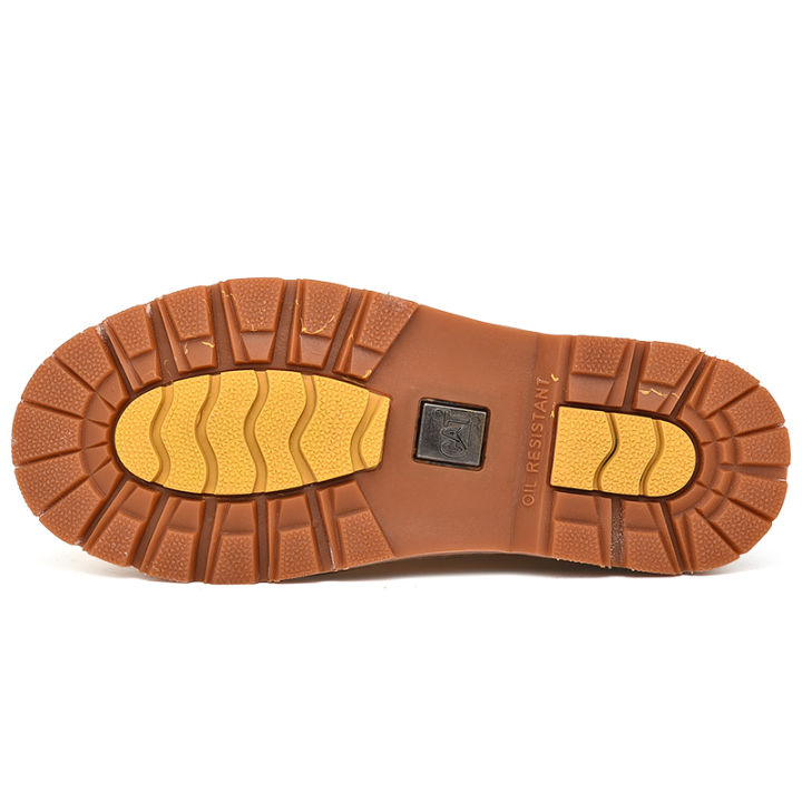 caterpillar-รองเท้าผู้ชายคลาสสิกอย่างเป็นทางการนุ่มรองเท้าสำหรับทำงานคู่สไตล์หนังรองเท้า