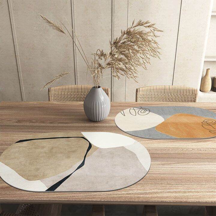 placemat-table-mat-tableware-pad-pvc-leather-waterproof-heat-insulation-placemat-soft-black-brown-washable-bowl-coaster